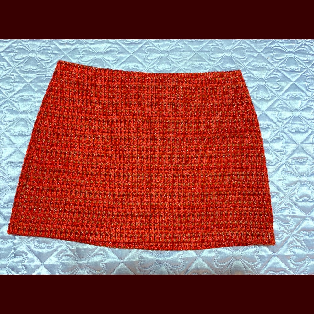 Alice + Olivia tweed mini skirt